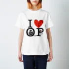 Oh._.happy❤happy shopのI ❤️Ohagi Peanut  スタンダードTシャツ