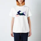【USAGISKI】(ウサギスキー)のUSAGISKIレインボーロゴ スタンダードTシャツ