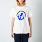 あおちゃぽこのぽこにゃんと海 Regular Fit T-Shirt