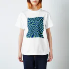 chabiのwave/green Regular Fit T-Shirt