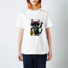 oekaki/ROUTE ONEのまねきねこ　ROUTE ONE スタンダードTシャツ