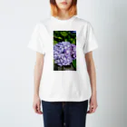 harupink🌸ペット似顔絵illustのパステルパープルな紫陽花 Regular Fit T-Shirt