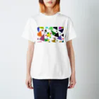 でおきしりぼ子の実験室のTrianglez_ｗ スタンダードTシャツ