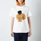 one-naacoのパグマッチョ(黒パグ) Regular Fit T-Shirt