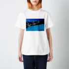 moonIbizaのMARIN BLUE WATER Regular Fit T-Shirt