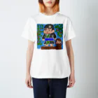 やきにくおうじのどこかの有名な銅像。 Regular Fit T-Shirt