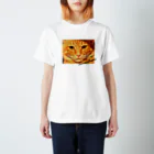 太々しい猫、玉三郎。の虚無さぶろう スタンダードTシャツ