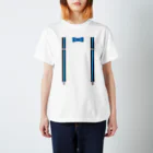 フォーヴァのサスペンダーブルー Regular Fit T-Shirt