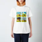 りりぃカンパニーの春夏秋冬猫 Regular Fit T-Shirt