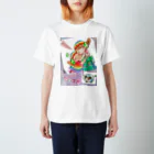 虹色CAFEの「ハッピーちゃん」ハッピーママタイム Regular Fit T-Shirt