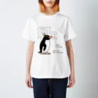 空とぶペンギン舎のマユダチペンギン スタンダードTシャツ