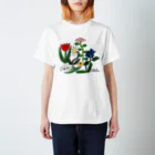 田中美穂植物店の花たち スタンダードTシャツ