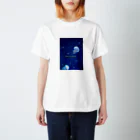 まゆにゃんΣ[【◎】]ω･´)のStarry sky jellyfish スタンダードTシャツ