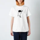 ふろしき文鳥のお店の猫背のふろしき文鳥 スタンダードTシャツ