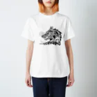 宵印の狼と蓮 Regular Fit T-Shirt