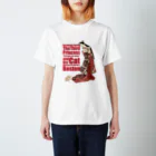 松や SUZURI店の女三の宮と猫 Regular Fit T-Shirt