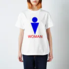 ぷらんく-triangle-のWOMAN?Tシャツ スタンダードTシャツ