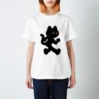 嶌星堂の飛び出し坊や猫 黒猫 Regular Fit T-Shirt