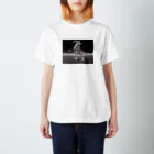 🌙と🪐のFork ContemporaryArt Regular Fit T-Shirt