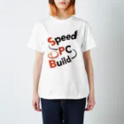 Speed-PC-BuildのSpeed-PC-Build　どこかで見た気がするロゴ　2021Ver スタンダードTシャツ