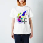 indigo_indigoのmaze-Tshirt Regular Fit T-Shirt