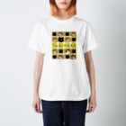 たびねこグッズSHOPのたびねこ -かおチェック Regular Fit T-Shirt