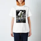 宇宙飛行士の日常の地球面着陸【ブラックver.】 Regular Fit T-Shirt