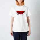 ヨープキャンが気になったのすいか -watermelon- 切 Regular Fit T-Shirt