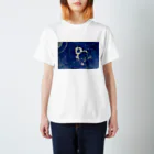 てんてるのCosmic Blue Regular Fit T-Shirt