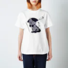 ぽちのやの注射が怖い猫 Regular Fit T-Shirt