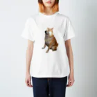 飛び火の柴犬のぷく Regular Fit T-Shirt