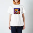 E.Doの月犬 スタンダードTシャツ