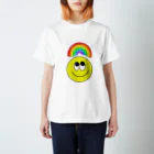 rukamikiの虹色スマイル スタンダードTシャツ
