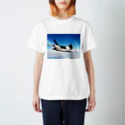 石川さん………。の空飛ぶきょんきょん スタンダードTシャツ