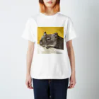 a.m　factoryのもふもふデグーシリーズ Regular Fit T-Shirt