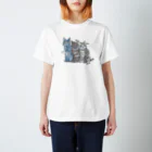 OTANEKO SHOPのちょび、銀、あおグッズ Regular Fit T-Shirt