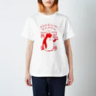 ユッカ・バッファローのペンギンラーメンレッド Regular Fit T-Shirt