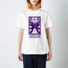 沖島 灯のASYMIN-purple Regular Fit T-Shirt