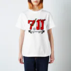 ＳＩＬＶＥＲＷＯＬＦＭＥＮmixculturedesinのゲリラコレクション「７１１」Tシャツ Regular Fit T-Shirt