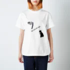 ララビビにゃんSHOPのNO CATS,NO LIFE. Regular Fit T-Shirt