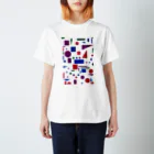 あかりんごのさんかくしかくまるまる Regular Fit T-Shirt