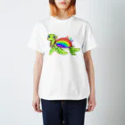 2525aloha_xoxo_hawaiiのaloha❣️Rainbow 🌈 Honu 🐢 hawaii 🌺 スタンダードTシャツ