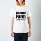 文学デザイン工房（本コミュ読書会公式ショップ）の「動物農場」byジョージ・オーウェル Regular Fit T-Shirt