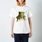 石田 汲の2D-Frog ver.01 スタンダードTシャツ