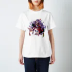 草色みどり🍃の紫鬼 Regular Fit T-Shirt