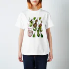 uovo  ウーヴォのuovo 食虫植物がら スタンダードTシャツ