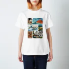 すとろべりーガムFactoryのドット浮世絵 Regular Fit T-Shirt