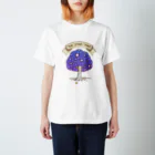 Goburin Marketの星の木(青･星ｶﾗﾌﾙ) スタンダードTシャツ