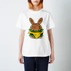 ウサップのウサバーガー スタンダードTシャツ