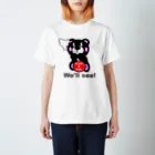 オリジナルデザインTシャツ　SMOKIN'の一服モクモックマ  黒 スタンダードTシャツ
